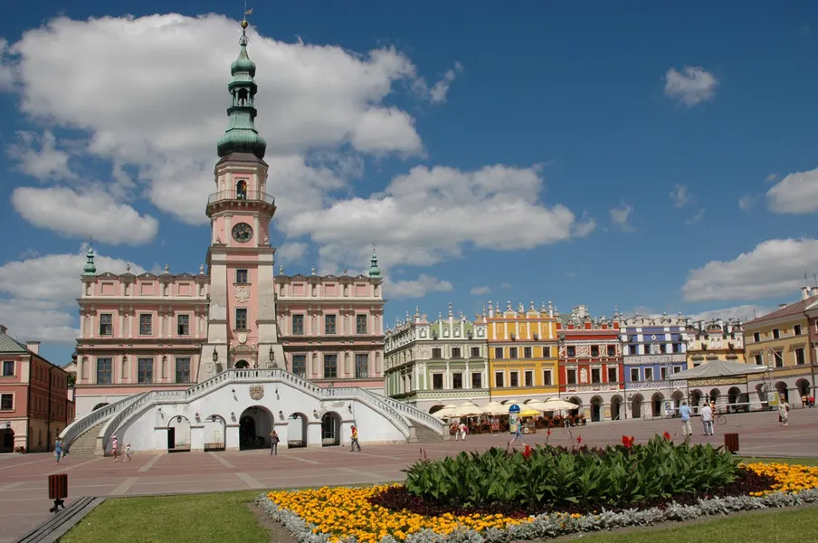 Rynek w Zamościu – piękno renesansu