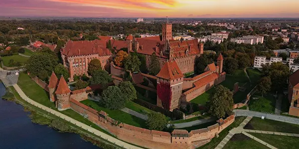 Malbork Castle courtyard