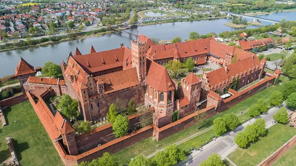 Malbork Castle courtyard
