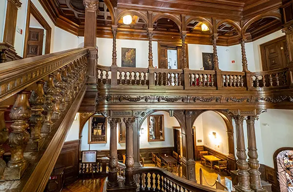 Castle park landscape