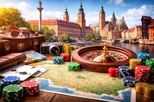 Polish casino city map