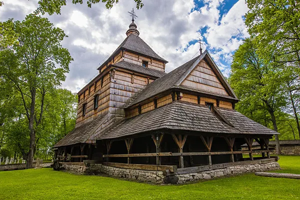 Karpacka drewniana cerkiew